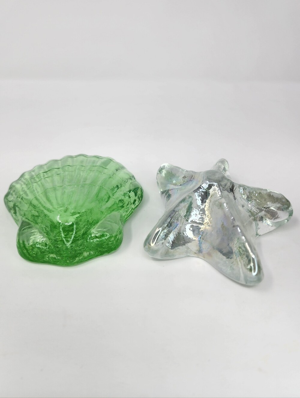 Vintage Glass Seashell and Starfish Decorative Set - Picture 3 of 8